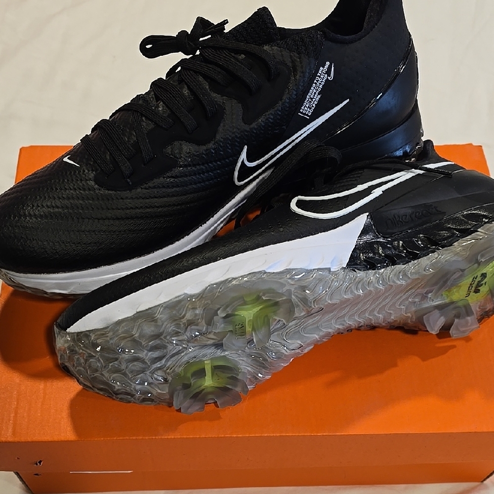 Nike Men's Black Air Zoom Infinity Tour Golf Shoes